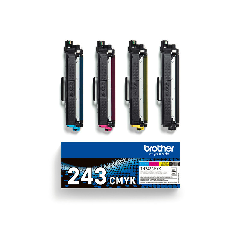 Toner Laser Brother TN-243 nero e colori Combo 4-pack